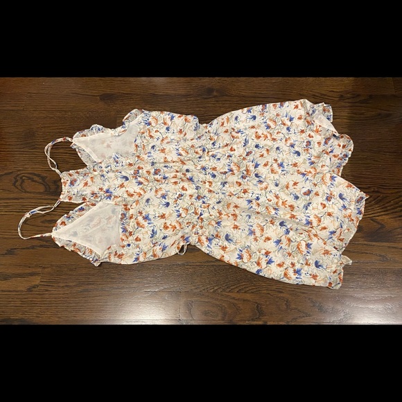 Floral Chiffon Romper - Picture 2 of 2
